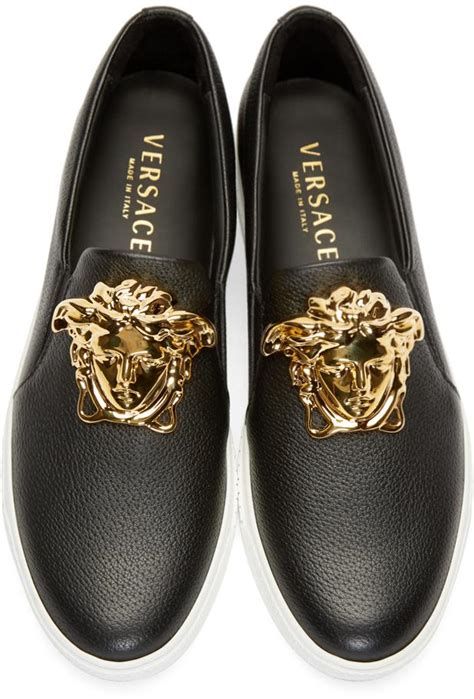 versace shoes men uk|Versace medusa shoes men's.